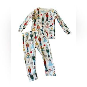 Little Planet Organic Cotton Kids Christmas Pajama Set 12 Month Cozycore Holiday